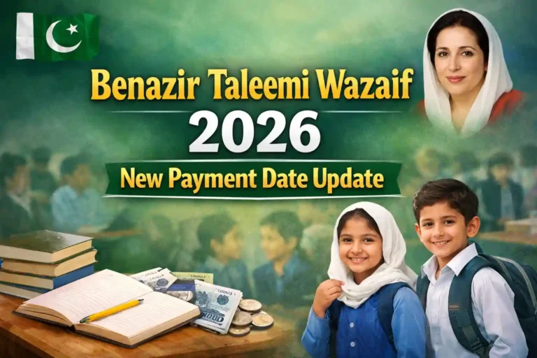 Benazir Taleemi Wazaif 2026 New Payment Date Update