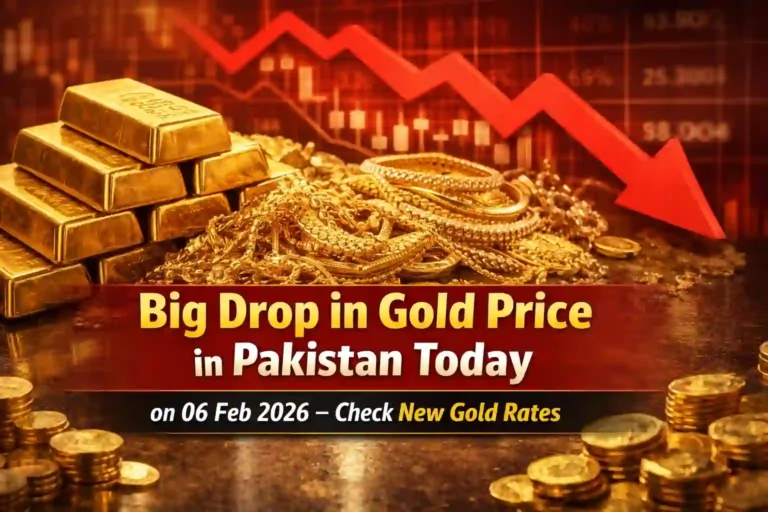 Big Drop in Gold Price in Pakistan Today on 06 Feb 2026