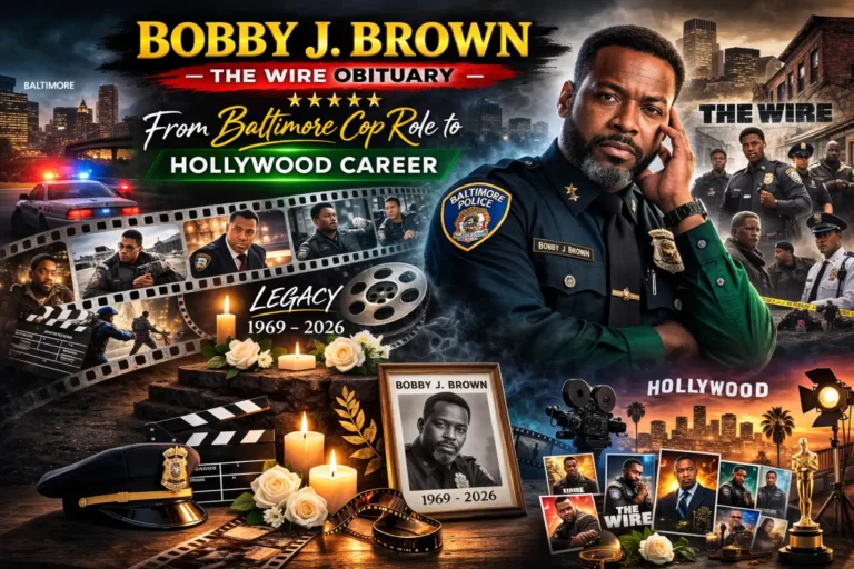 Bobby J Brown The Wire Obituary – From Baltimore Cop Role to Hollywood Career