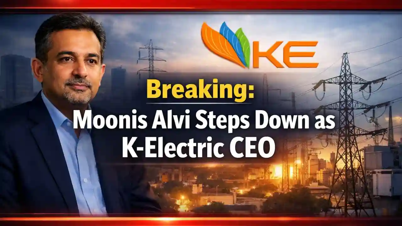 Breaking Moonis Alvi Steps Down as K-Electric CEO
