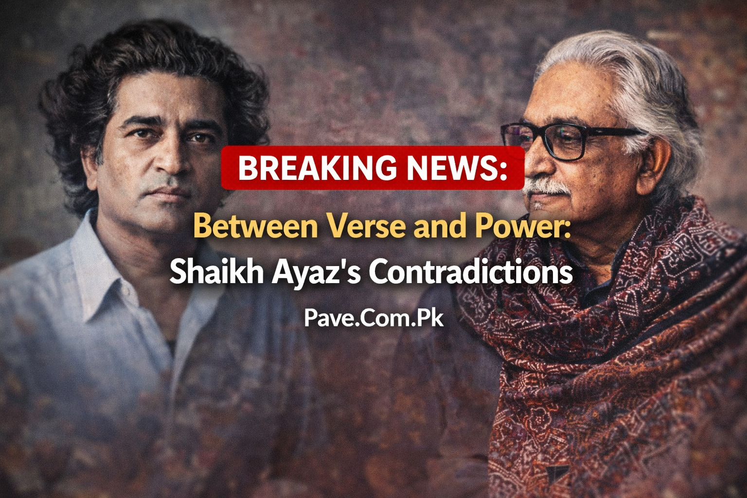 Breaking News Between Verse and Power — The Complex Contradictions of Shaikh Ayaz