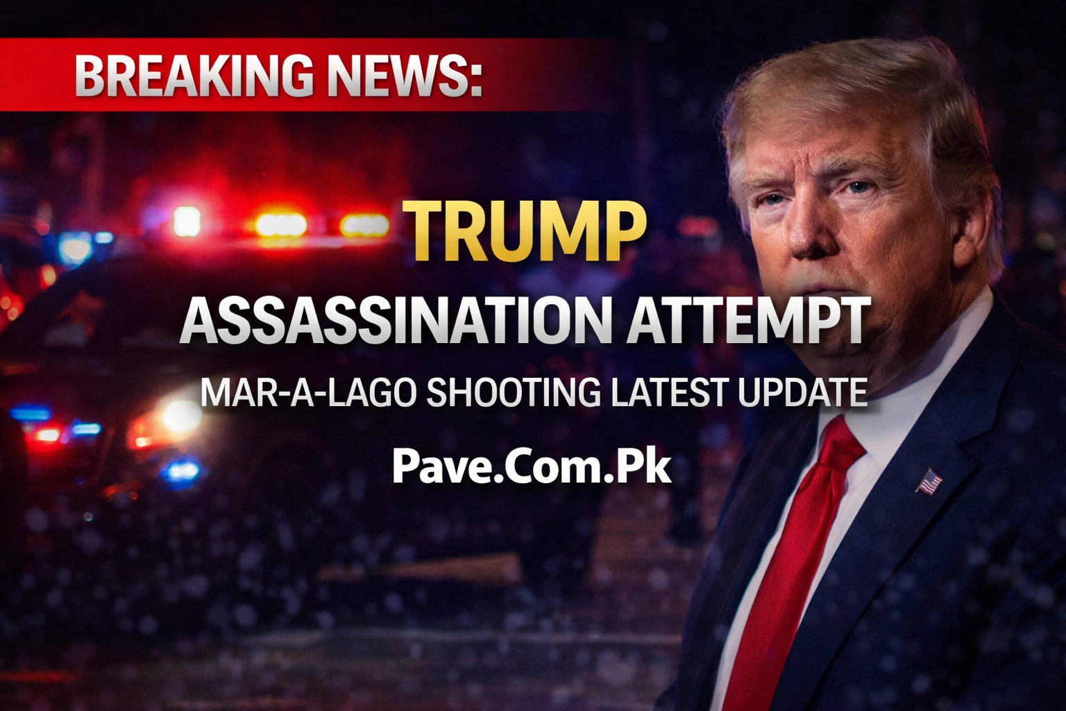Breaking News Trump Assassination Attemp Mar a Lago Shooting Latest Update