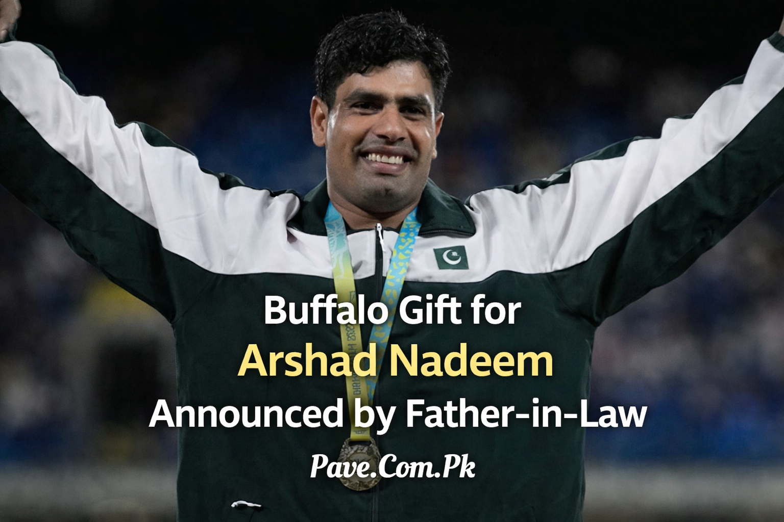 Buffalo Gift for Arshad Nadeem Announced by Father in Law