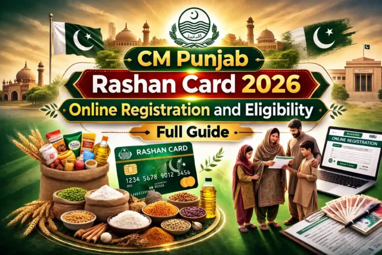 CM Punjab Rashan Card 2026 Online Registration