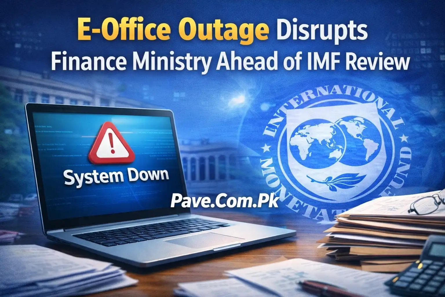E-Office Outage Disrupts Finance Ministry Ahead of IMF Review