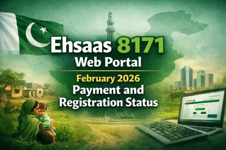 Ehsaas 8171 Web Portal February 2026 Payment and Registration Status 8 Ehsaas 8171 Web Portal February 2026