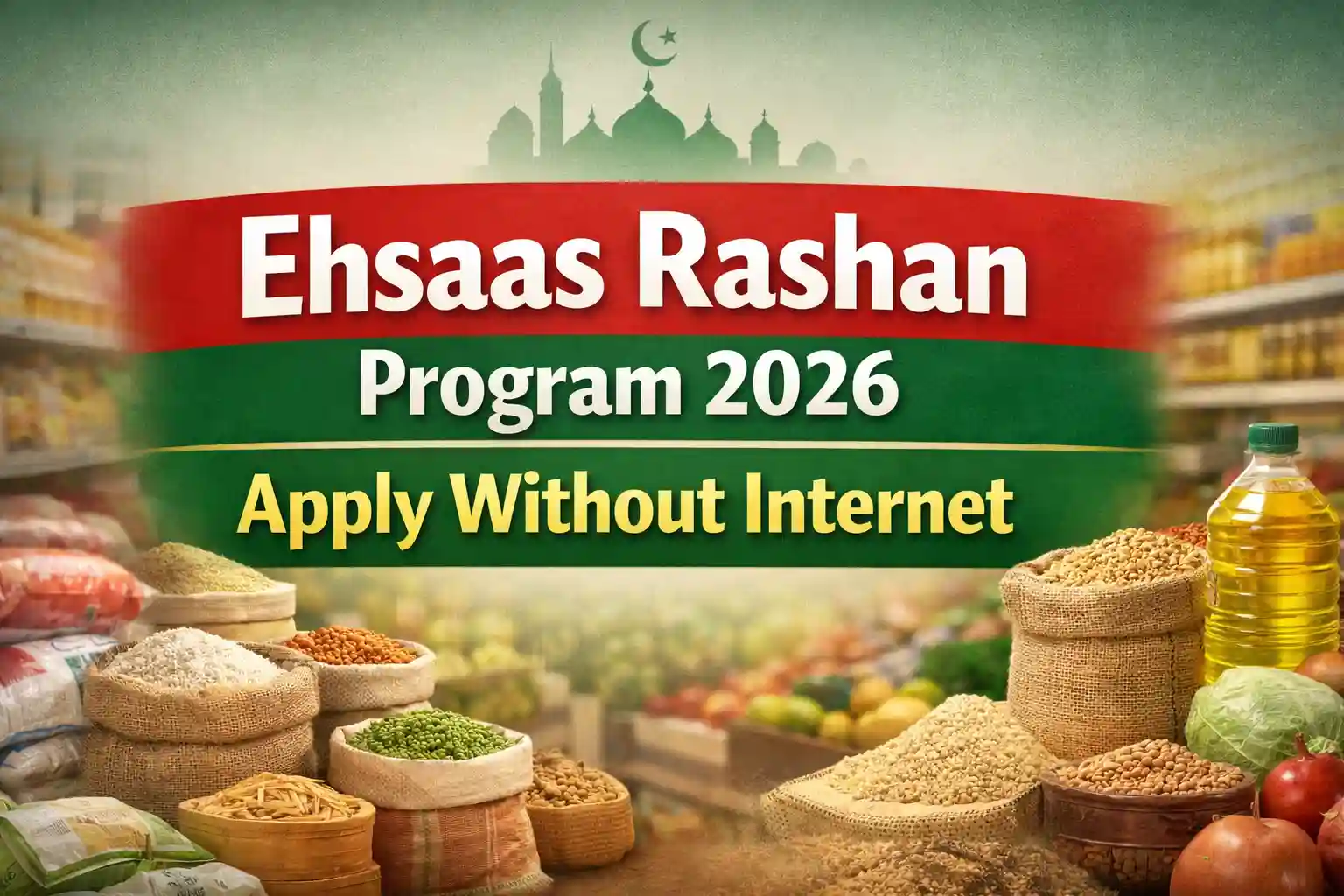 Ehsaas Rashan Program 2026 Apply Without Internet