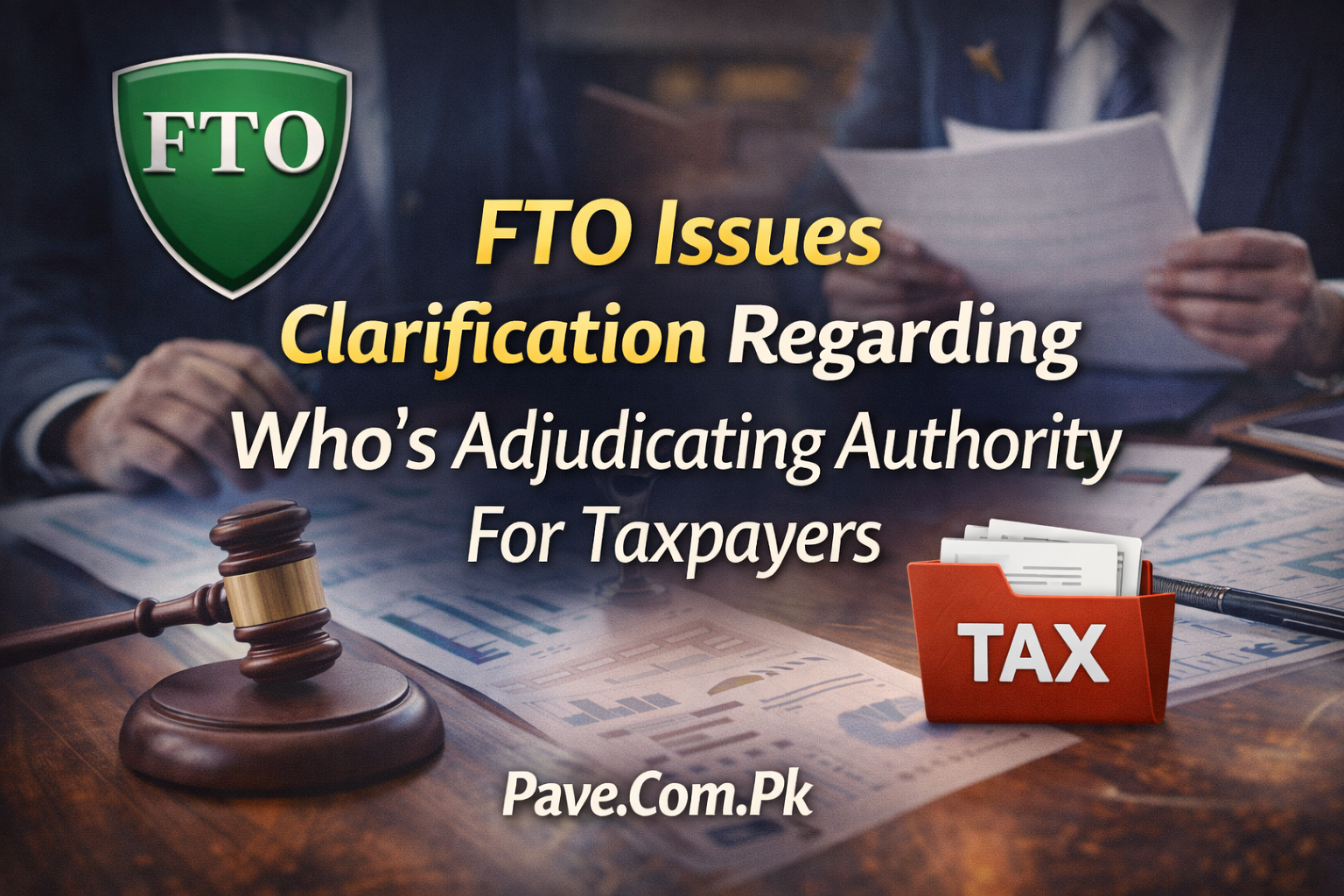 FTO Issues Clarification Regarding Whos Adjudicating Authority For