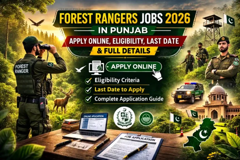 Forest Rangers Jobs 2026 in Punjab