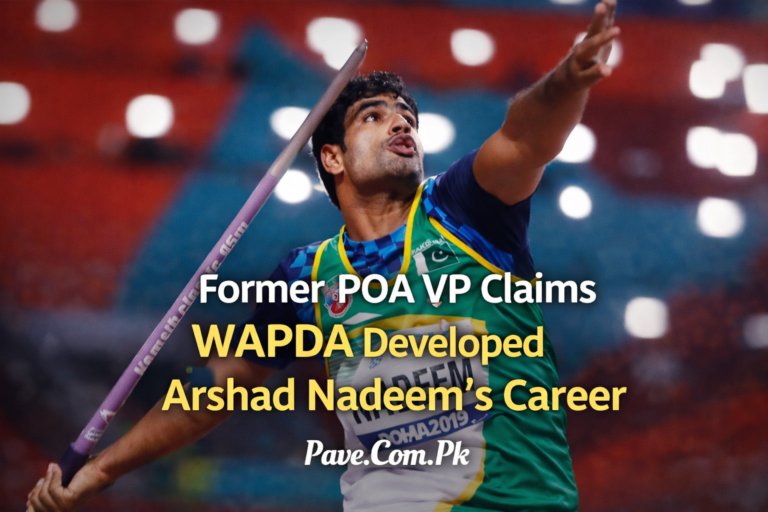 Former POA VP Claims WAPDA Developed Arshad Nadeem’s Career