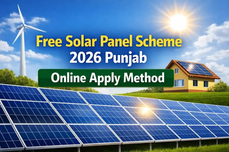 Free Solar Panel Scheme 2026 Punjab Online Apply Method 7 Free Solar Panel Scheme 2026 Punjab Online Apply Method