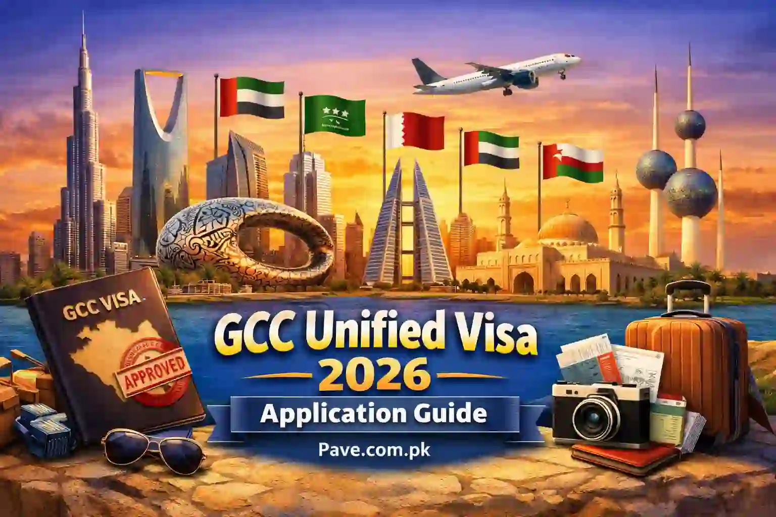 How to Apply for GCC Unified Visa 2026 A Gulf Schengen Visa Style | Expected Launch Date, Visa Fee, Eligibility & Validity Status 1 GCC Unified Visa 2026 Application Guide