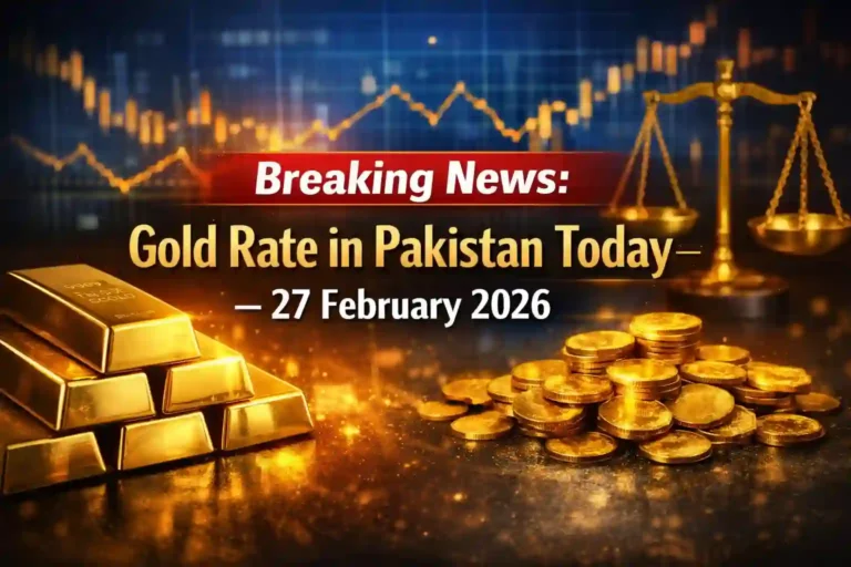 Gold Rate in Pakistan Today 27 February 2026