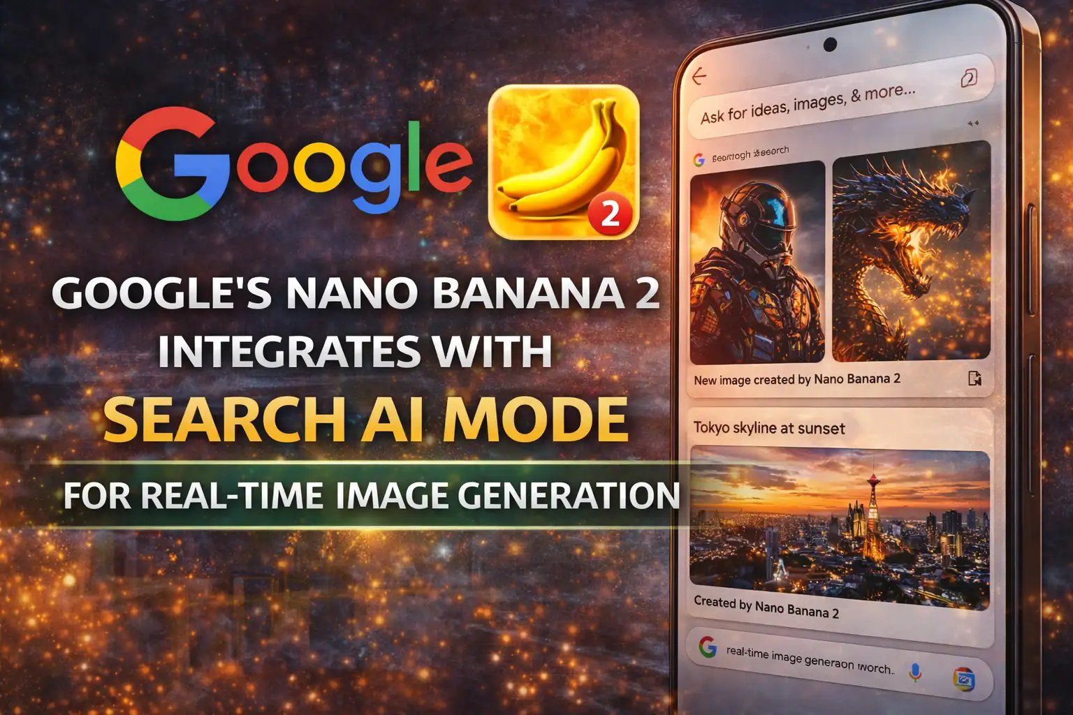Google’s Nano Banana 2 Integrates With Search AI Mode for Real-Time Image Generation 1 Google’s Nano Banana 2 Integrates With Search AI Mode for Real-Time Image Generation