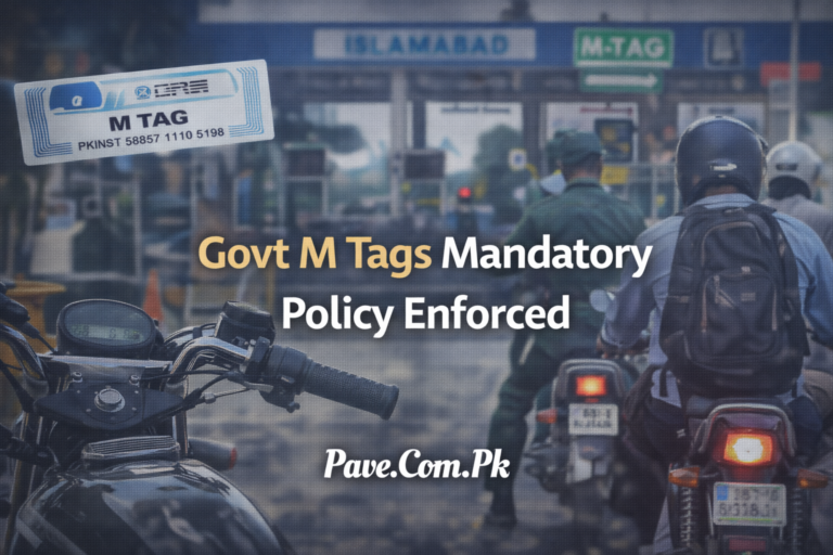 Govt M Tags Mandatory Policy Enforced – How to Get M Tags for Motorcycles in Islamabad 10 Govt M Tags Mandatory Policy Enforced – How to Get M Tags for Motorcycles in Islamabad