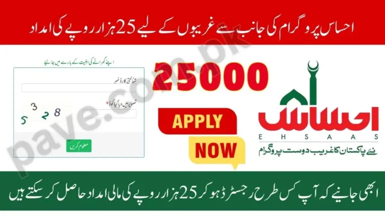 8171 Check Online 25000 Ehsaas Program 2026 – Complete Information