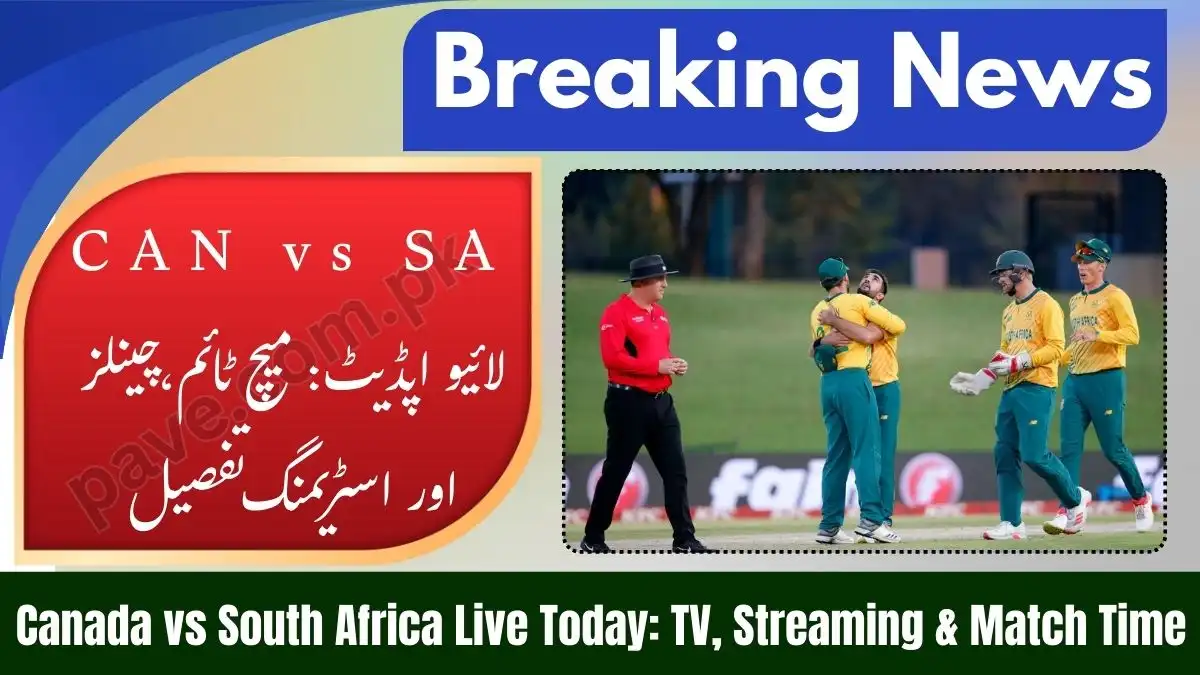 CAN vs SA Live Match Today – TV Channel, Live Streaming & Time 1 CAN vs SA Live Match Today – TV Channel, Live Streaming & Time