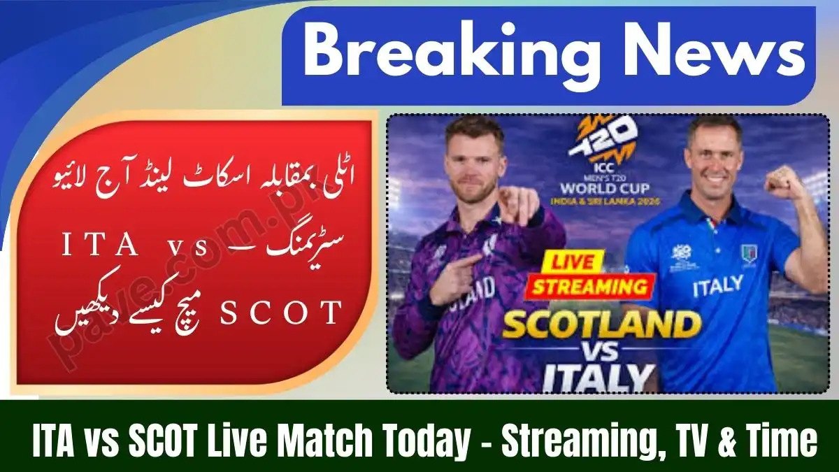 Italy vs Scotland Live Streaming Today – How to Watch ITA vs SCOT T20 World Cup Match