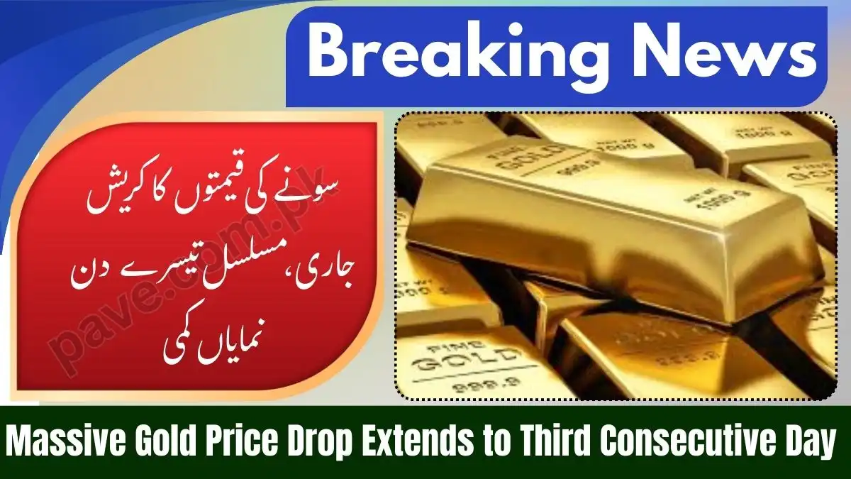 Big Decrease in Gold Prices Continues For The Third Consecutive Day