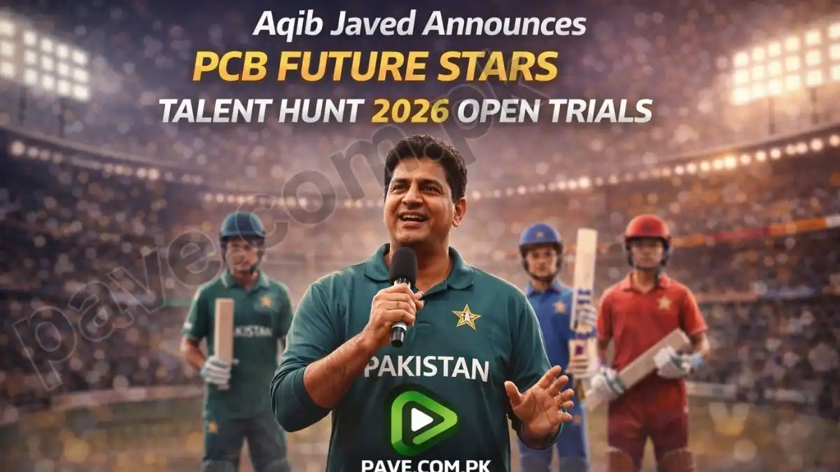 Aqib Javed Announces PCB Future Stars Talent Hunt 2026 Open Trials