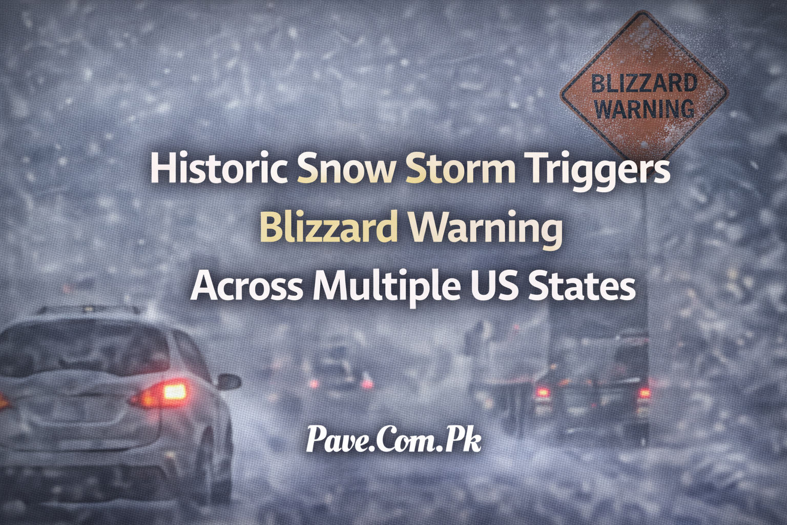 Historic Snow Storm Triggers Blizzard Warning Across Multiple US States 1 Historic Snow Storm Triggers Blizzard Warning Across Multiple US States