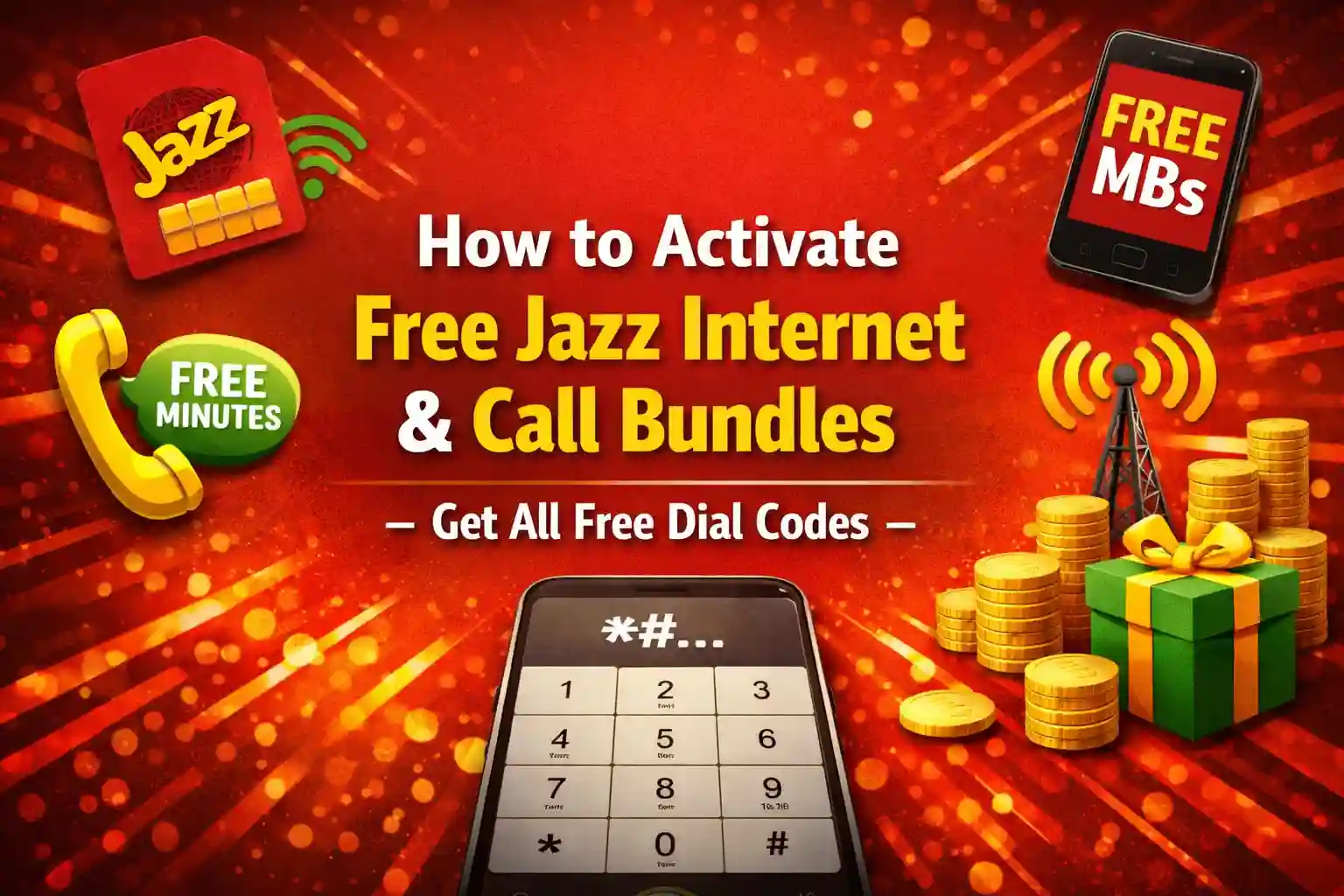 How to Activate Free Jazz Internet & Call Bundles
