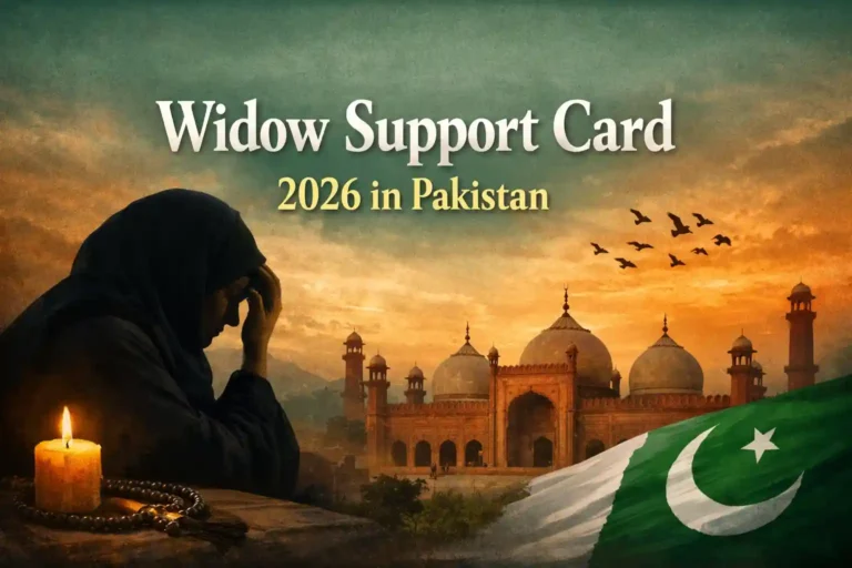 How to Apply for Widow Support Card 2026 in Pakistan