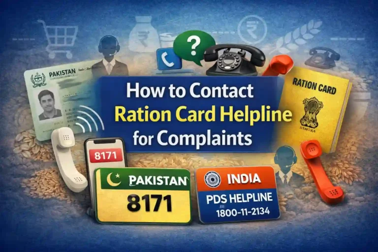 How to Contact Ration Card Helpline for Complaints