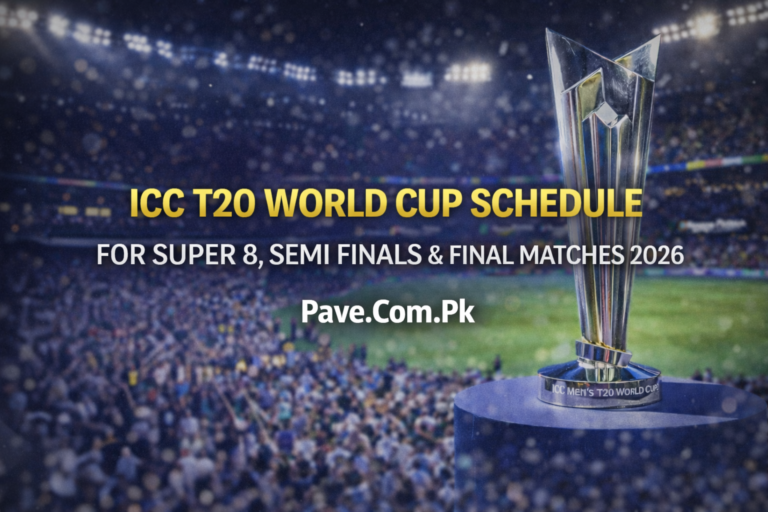 ICC T20 World Cup Schedule For Super 8, Semi Finals & Final Matches 2026
