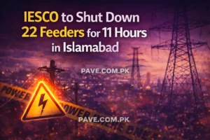 IESCO to Shut Down 22 Feeders for 11 Hours in Islamabad