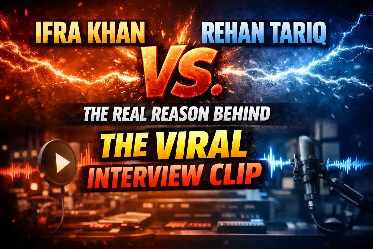 Ifra Khan vs. Rehan Tariq: The Real Reason Behind the Viral Interview Clip 1 Ifra Khan vs. Rehan Tariq: The Real Reason Behind the Viral Interview Clip