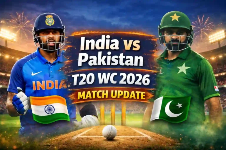 India vs Pakistan T20 WC 2026 Match Update for 15 Feb 2026