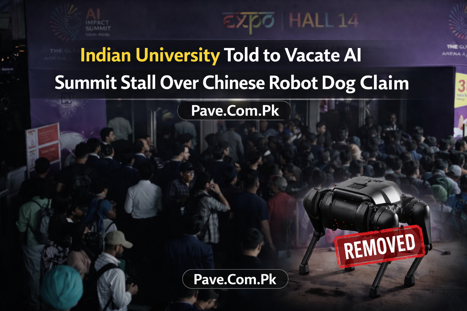 Indian University Told to Vacate AI Summit Stall Over Chinese Robot Dog Claim