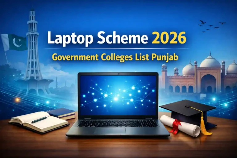 Laptop Scheme 2026 Government Colleges List Punjab