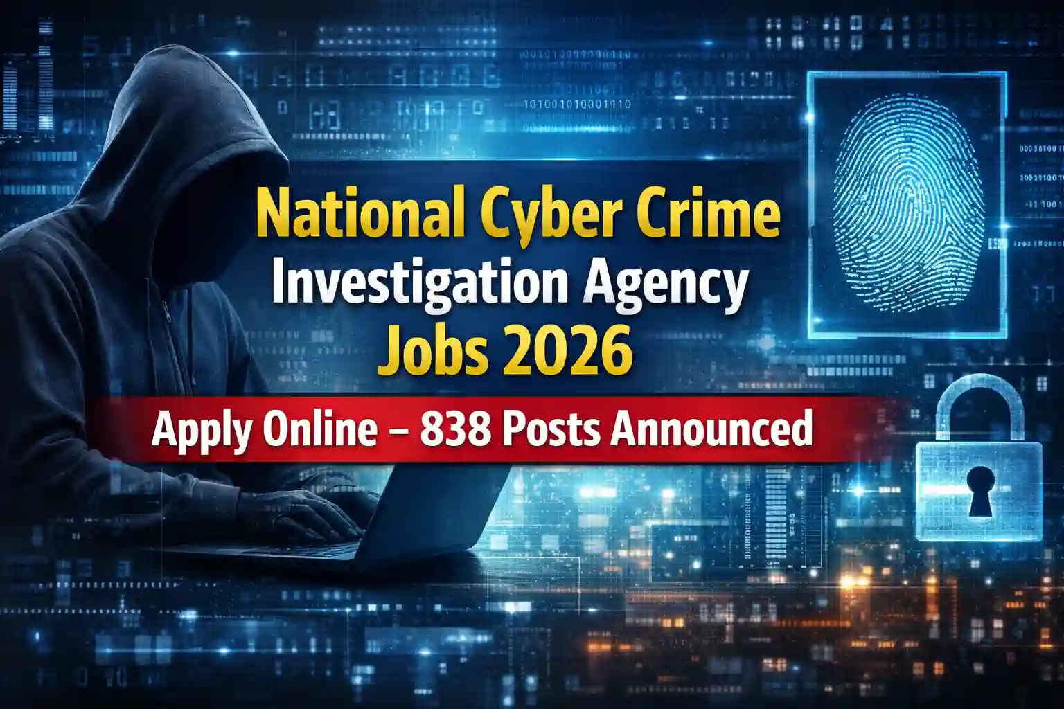 National Cyber Crime Investigation Agency Jobs 2026 Apply Online – 838 Posts Announced 1 National Cyber Crime Investigation Agency Jobs 2026 Apply Online