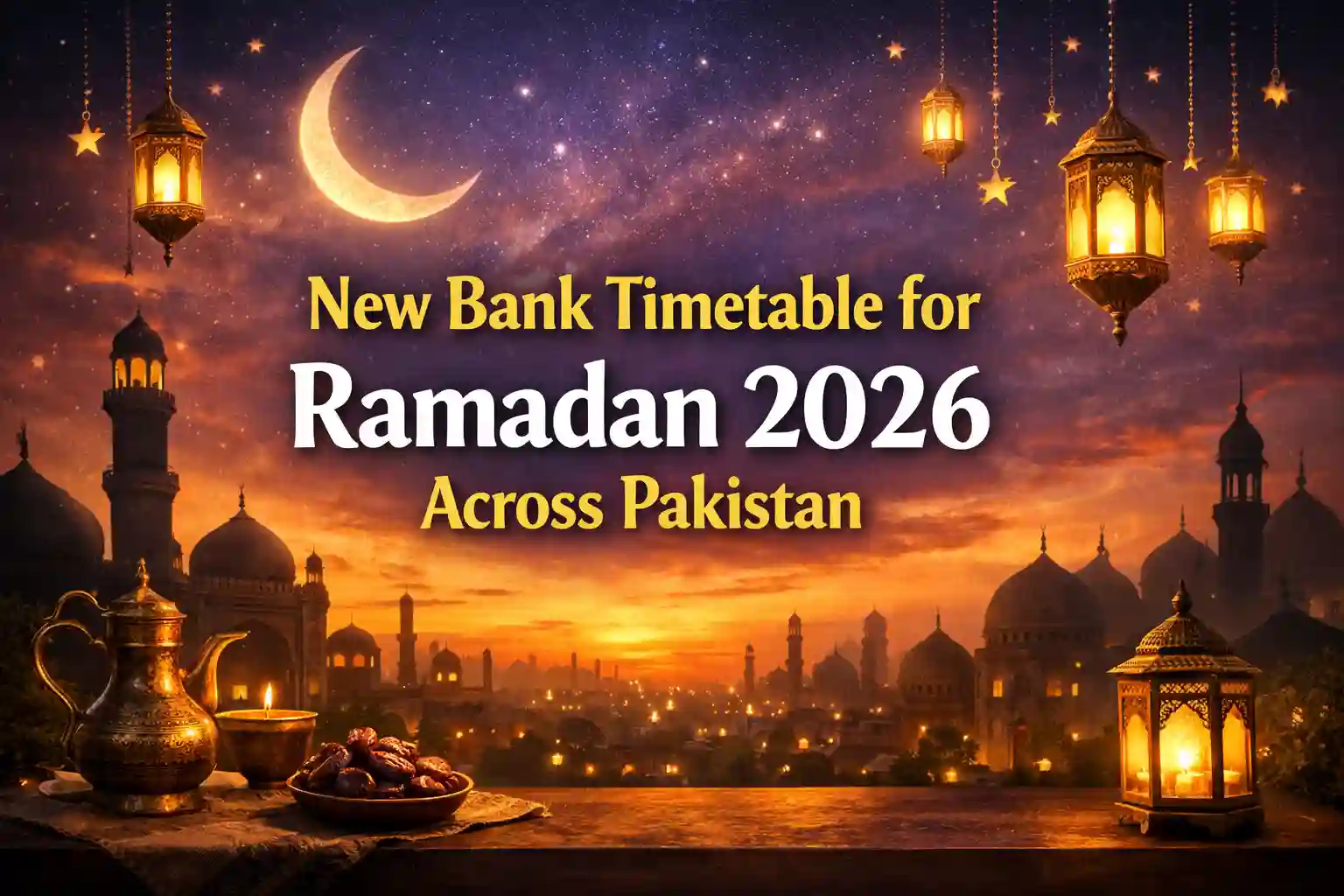 New Bank Timetable for Ramadan 2026 Across Pakistan