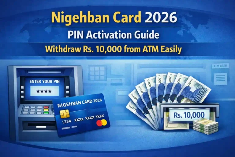 Nigehban Card 2026 PIN Activation Guide – Withdraw Rs. 10,000 from ATM Easily 6 Nigehban Card 2026 PIN Activation Guide – Withdraw Rs. 10,000 from ATM Easily