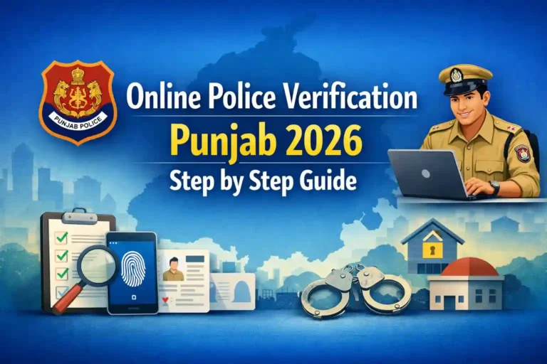 Online Police Verification Punjab 2026 Step by Step Guide 6 Online Police Verification Punjab 2026 Step by Step Guide