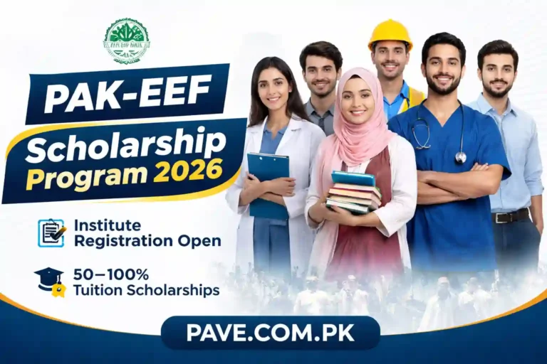 PAK-EEF Announces Registration for Institutes to Join Scholarship Program 2026 1 PAK-EEF Scholarship Program 2026