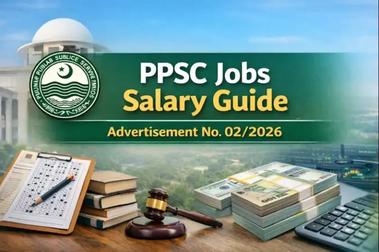What Is the Salary in PPSC Jobs? Guide Under Advertisement No. 02/2026 8 PPSC Jobs Salary Guide Advertisement No. 02