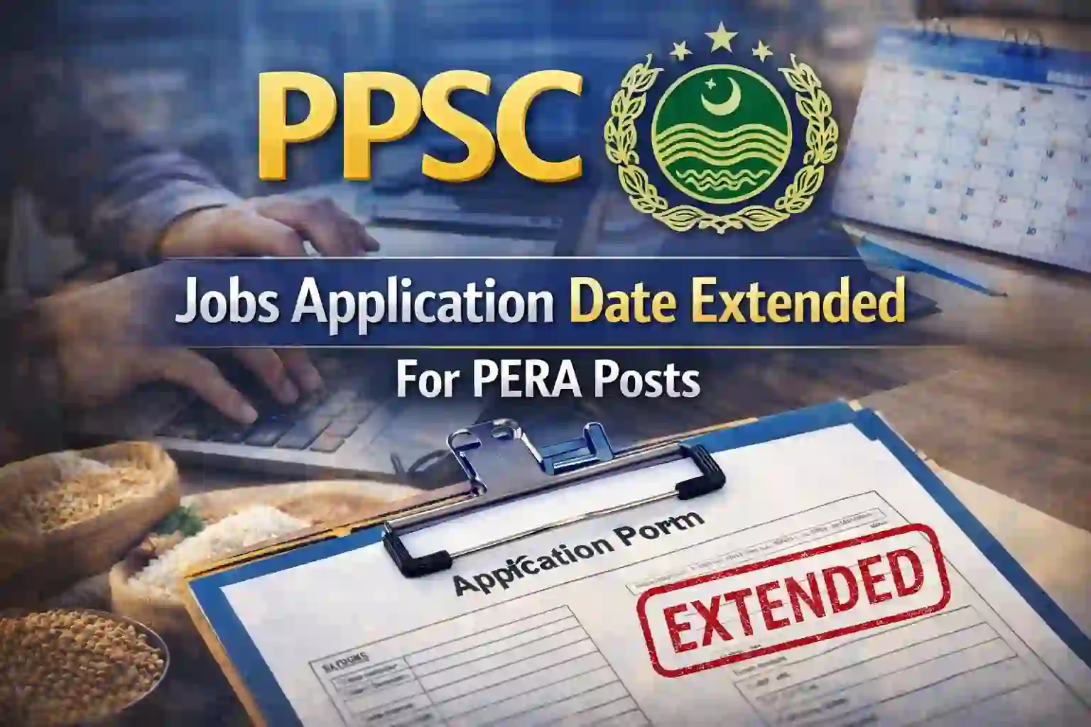 PPSC Jobs Application Date Extended For PERA Posts – Check Which PPSC Posts Deadline Is Extended 1 PPSC PERA Jobs Application Date Extended 2026