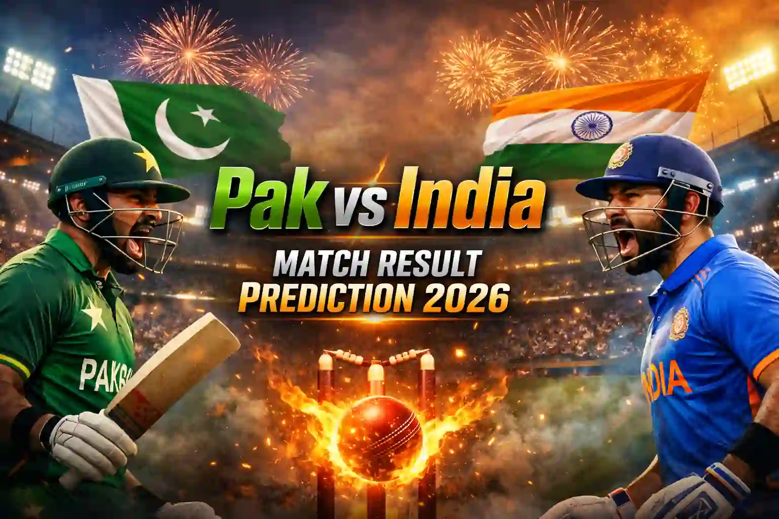 Pak vs India Match Result Prediction 2026