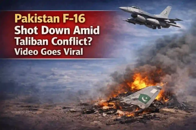 Pakisatn F-16 Shot Down Amid Taliban Conflict? Video Goes Viral