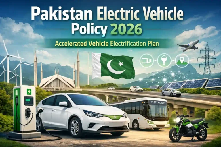 Pakistan Electric Vehicle Policy 2026 – Accelerated Vehicle Electrification Plan Explained 5 Pakistan Electric Vehicle Policy 2026 – Accelerated Vehicle Electrification Plan Explained