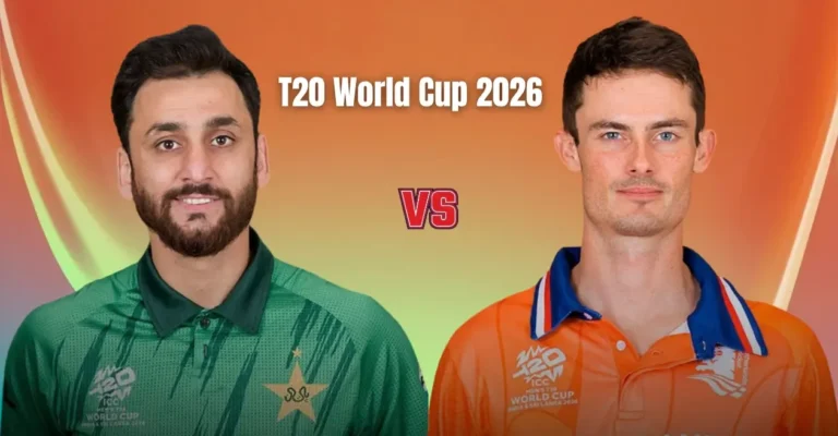 Pakistan vs Netherlands T20 World Cup Match