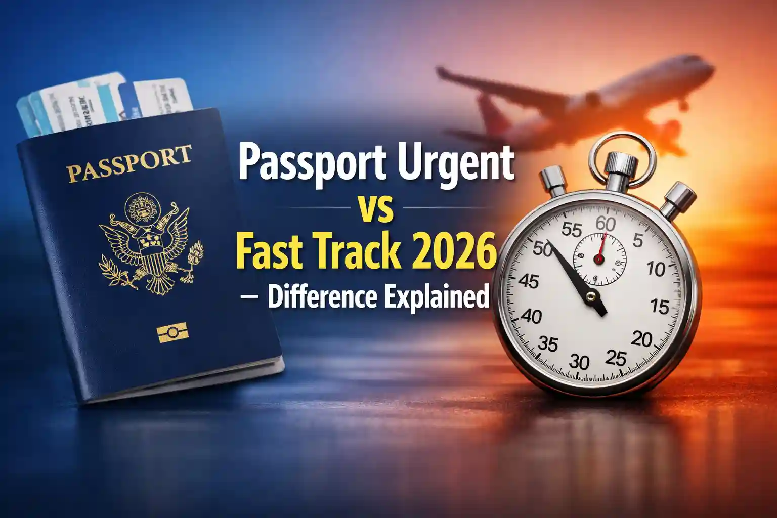 Passport Urgent vs Fast Track 2026 – Difference Explained 1 Passport Urgent vs Fast Track 2026 – Difference Explained