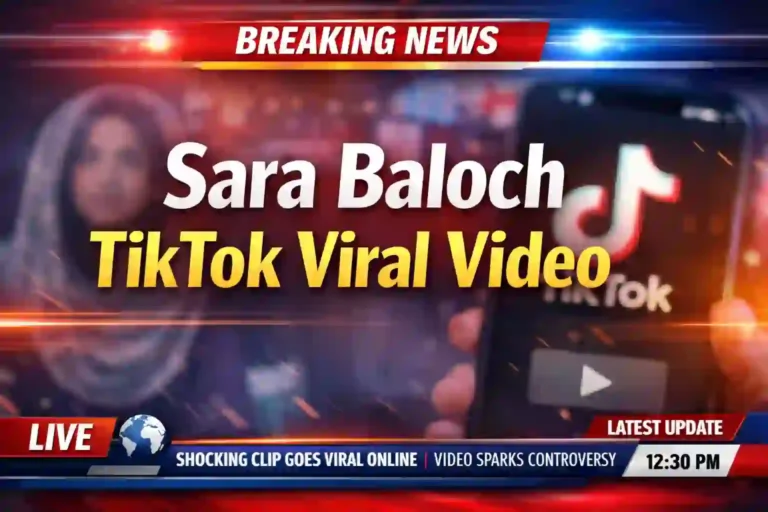 Sara Baloch TikTok Viral Video