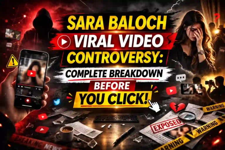 Sara Baloch Viral Video Controversy