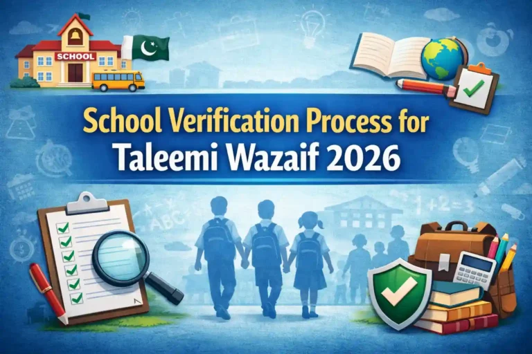 School Verification Process for Taleemi Wazaif 2026 2 School Verification Process for Taleemi Wazaif 2026
