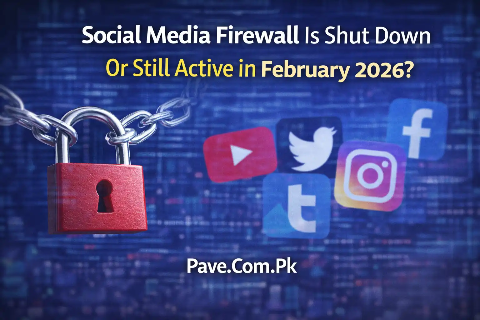 Social Media Firewall Is Shut Down Or Still Active in February 2026